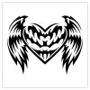 celtic heart wing tattoo